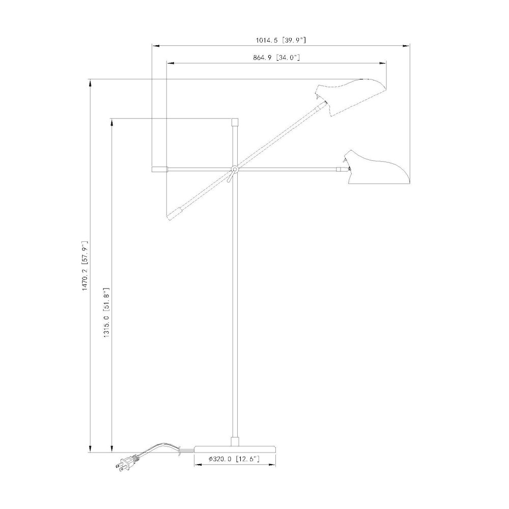 Z-Lite 1 Light Floor Lamp. Picture 8