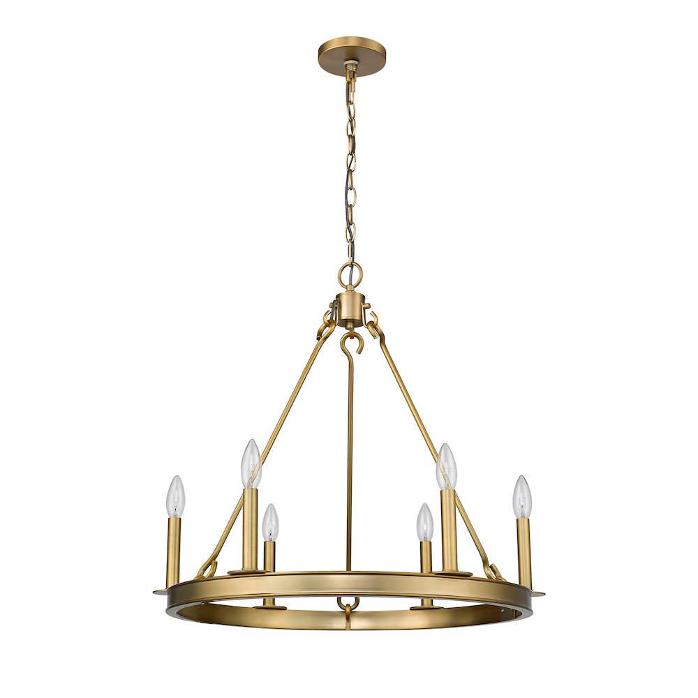 Z-Lite 6 Light Chandelier. Picture 5