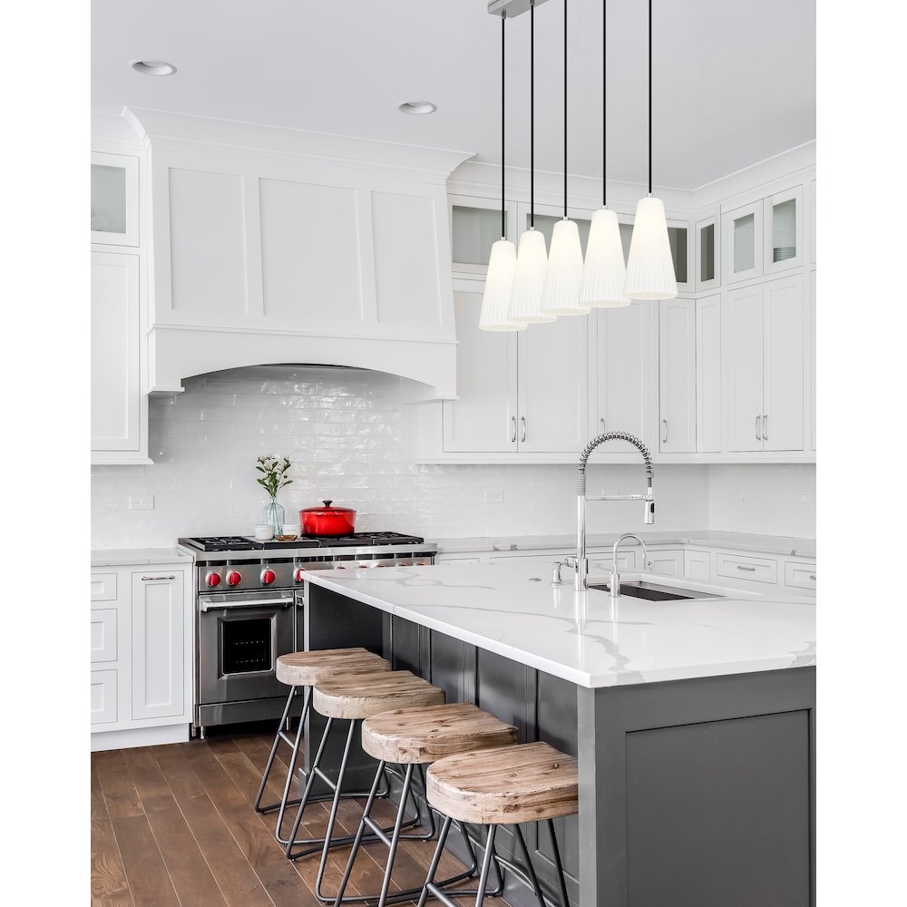 Z-Lite 5 Light Linear Chandelier. Picture 7