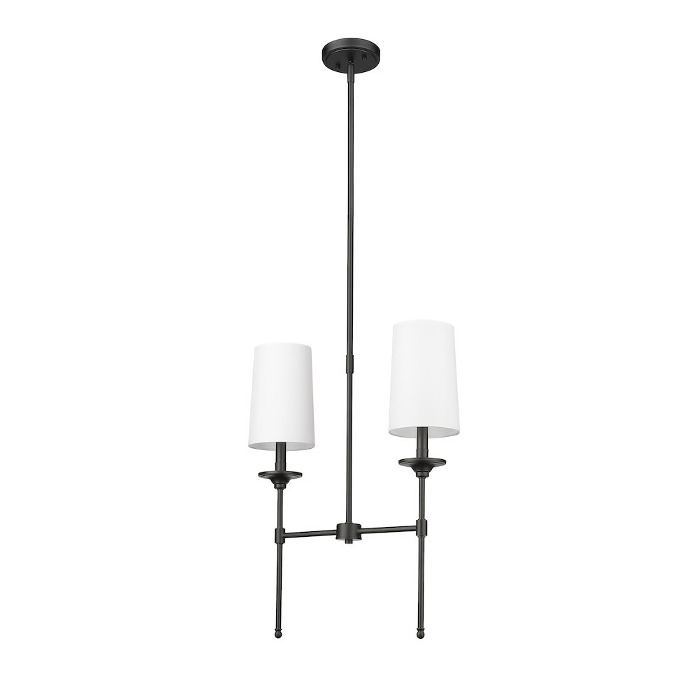 Z-Lite 2 Light Linear Chandelier. Picture 5