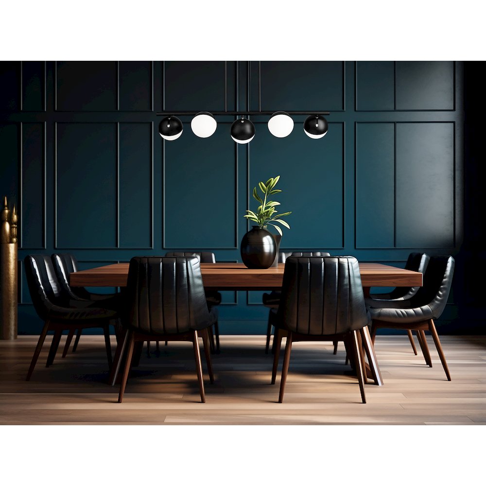 Z-Lite 5 Light Linear Chandelier. Picture 6
