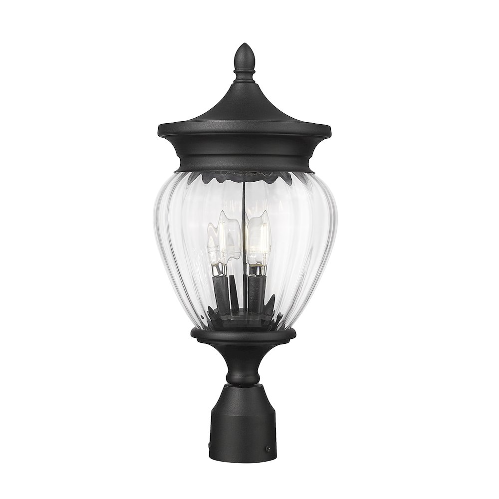 Z-Lite 3 Light Outdoor Post Mount Fixture. Picture 1