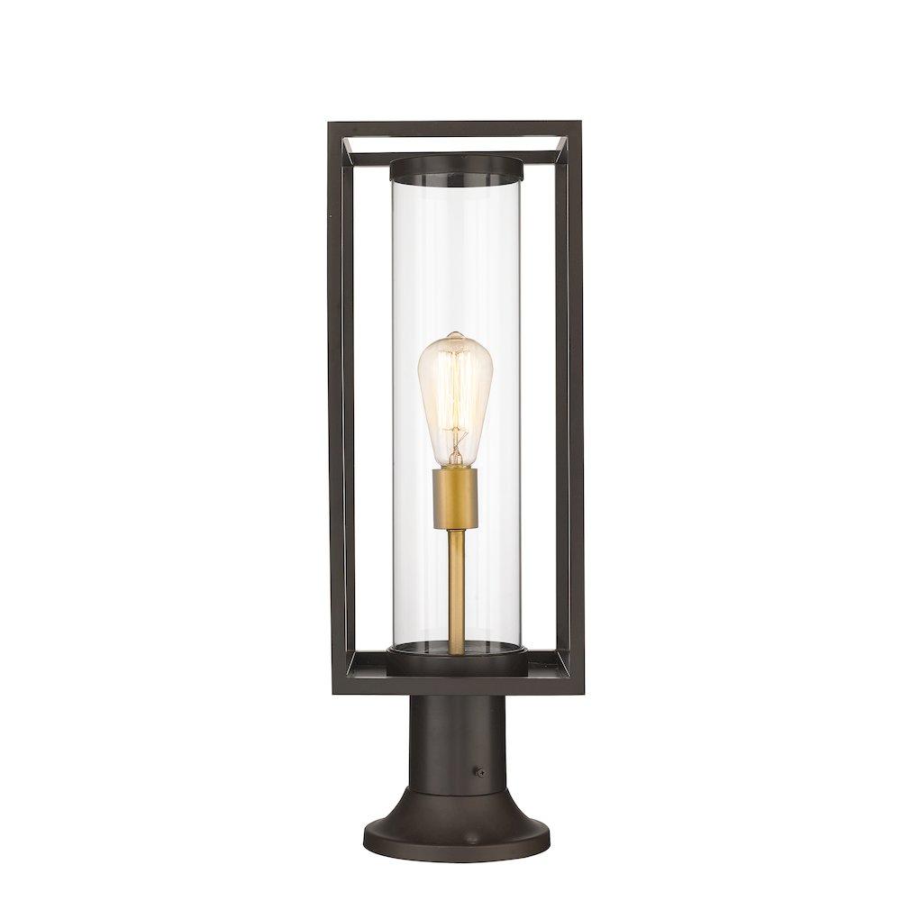 Z-Lite 1 Light Outdoor Pier Mounted Fixture. Picture 2