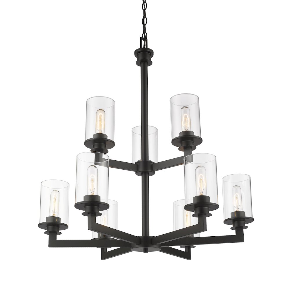 Z-Lite 9 Light Chandelier. Picture 2