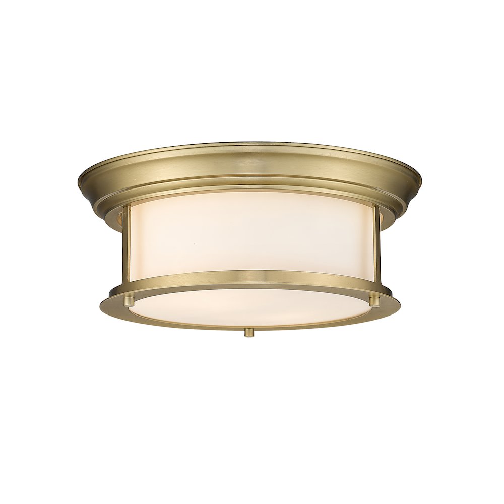 Z-Lite 2 Light Flush Mount. Picture 1