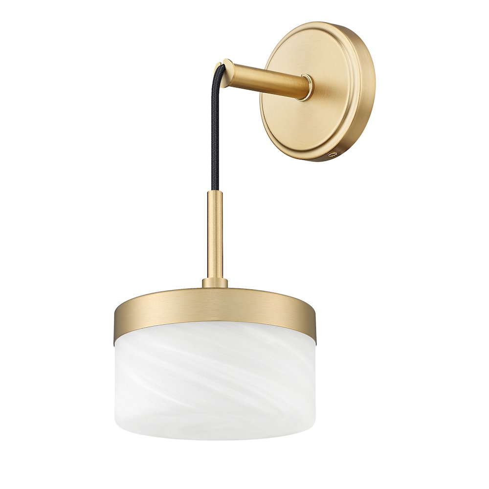 Z-Lite 1 Light Wall Sconce, Modern Gold. Picture 7