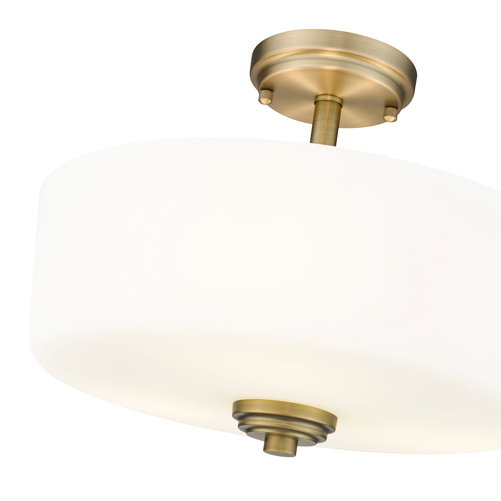 Z-Lite 3 Light Semi Flush Mount. Picture 4
