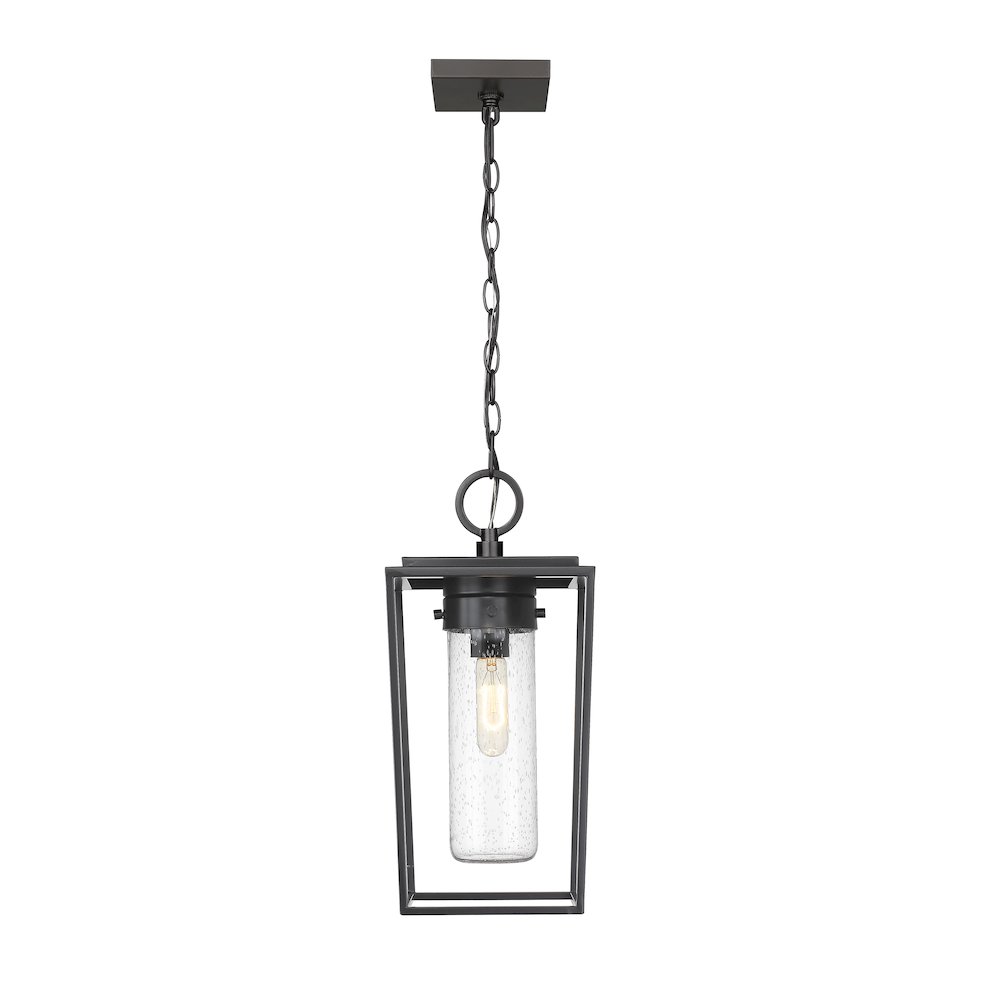 Z-Lite 1 Light Outdoor Chain Mount Ceiling Fixture. Picture 3