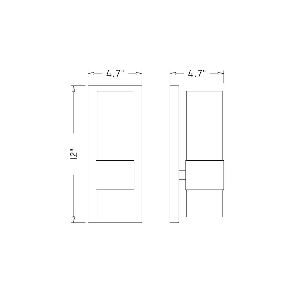 Z-Lite 1 Light Wall Sconce. Picture 8