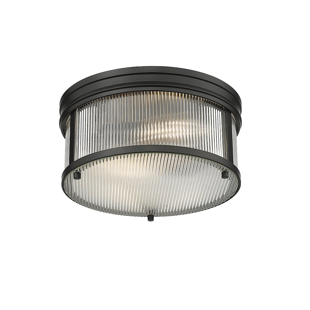 Z-Lite 2 Light Flush Mount. Picture 3