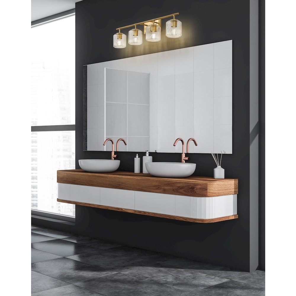 Z-Lite 4 Light Vanity. Picture 7