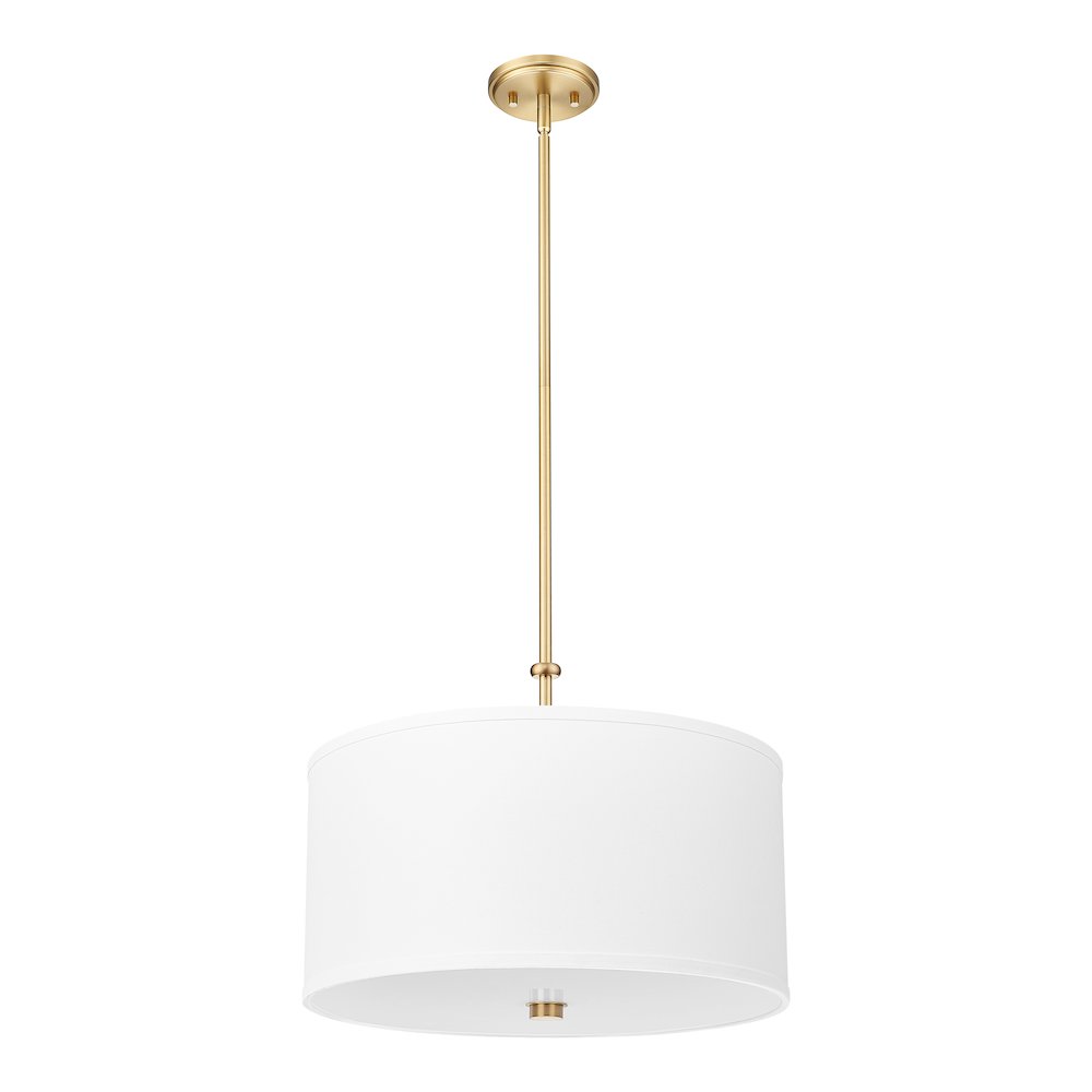 Z-Lite 1 Light Pendant, Modern Gold. Picture 7