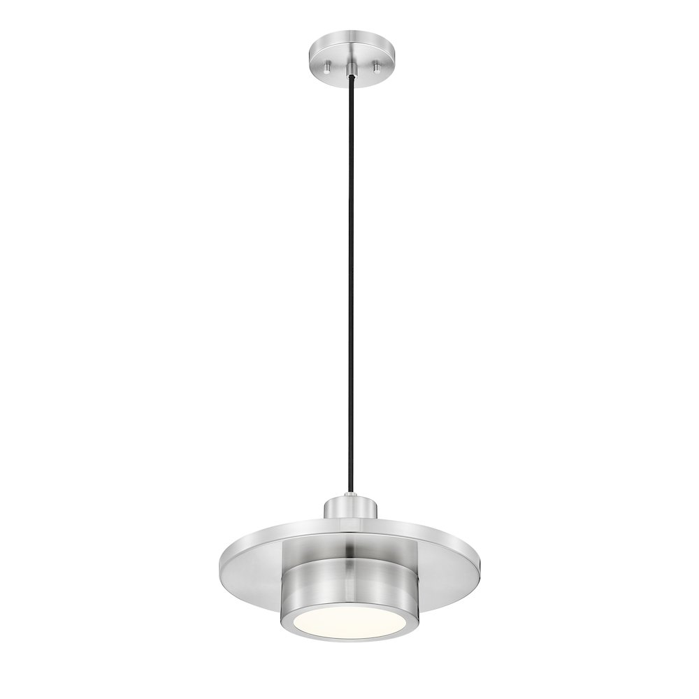 Z-Lite 1 Light Pendant, Brushed Nickel. Picture 3