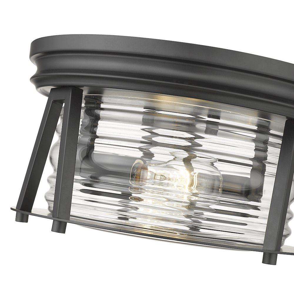 Z-Lite 2 Light Flush Mount. Picture 4