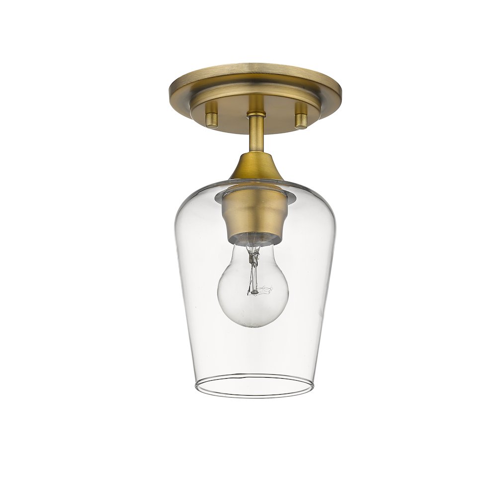Z-Lite 1 Light Flush Mount. Picture 5