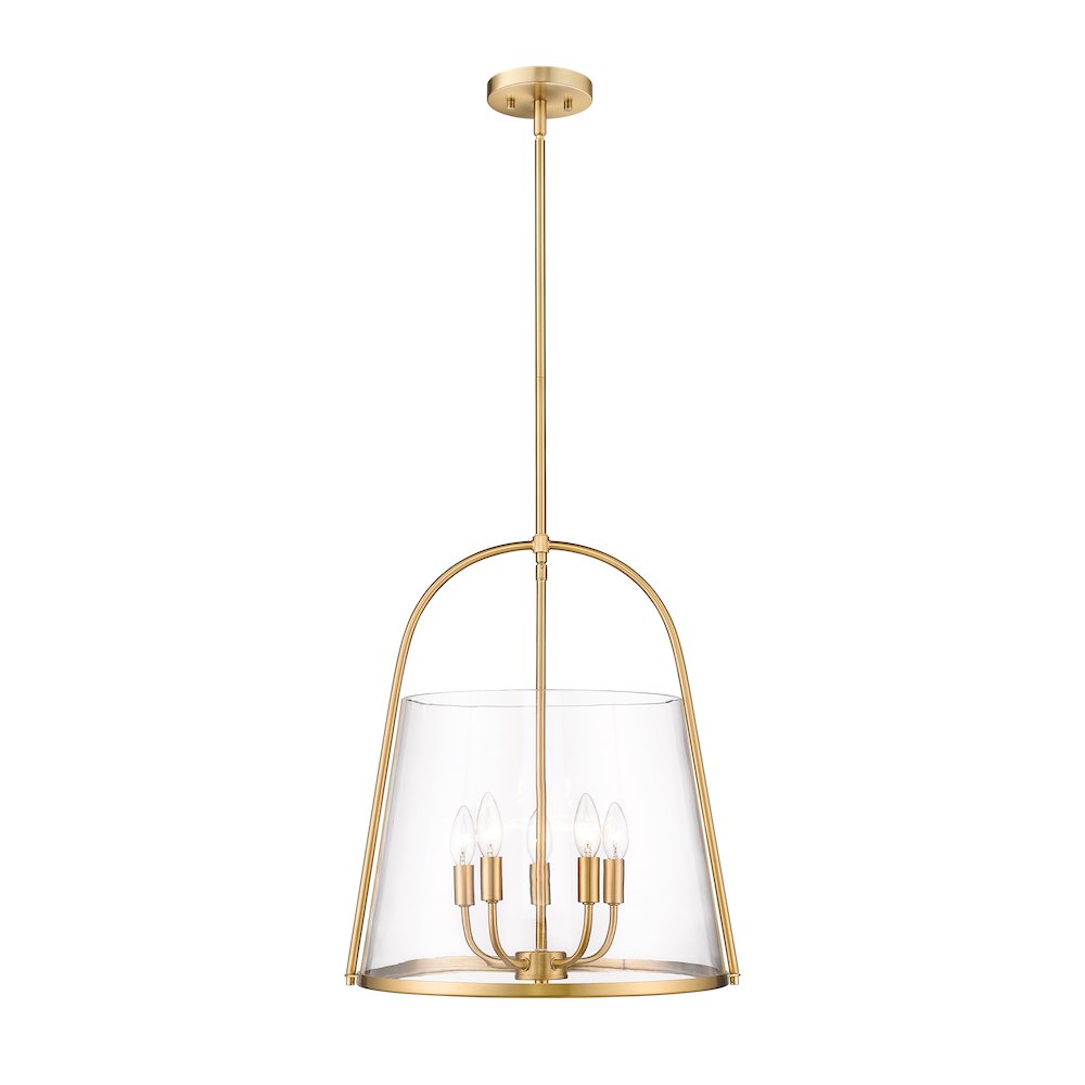 Z-Lite 5 Light Pendant. Picture 1