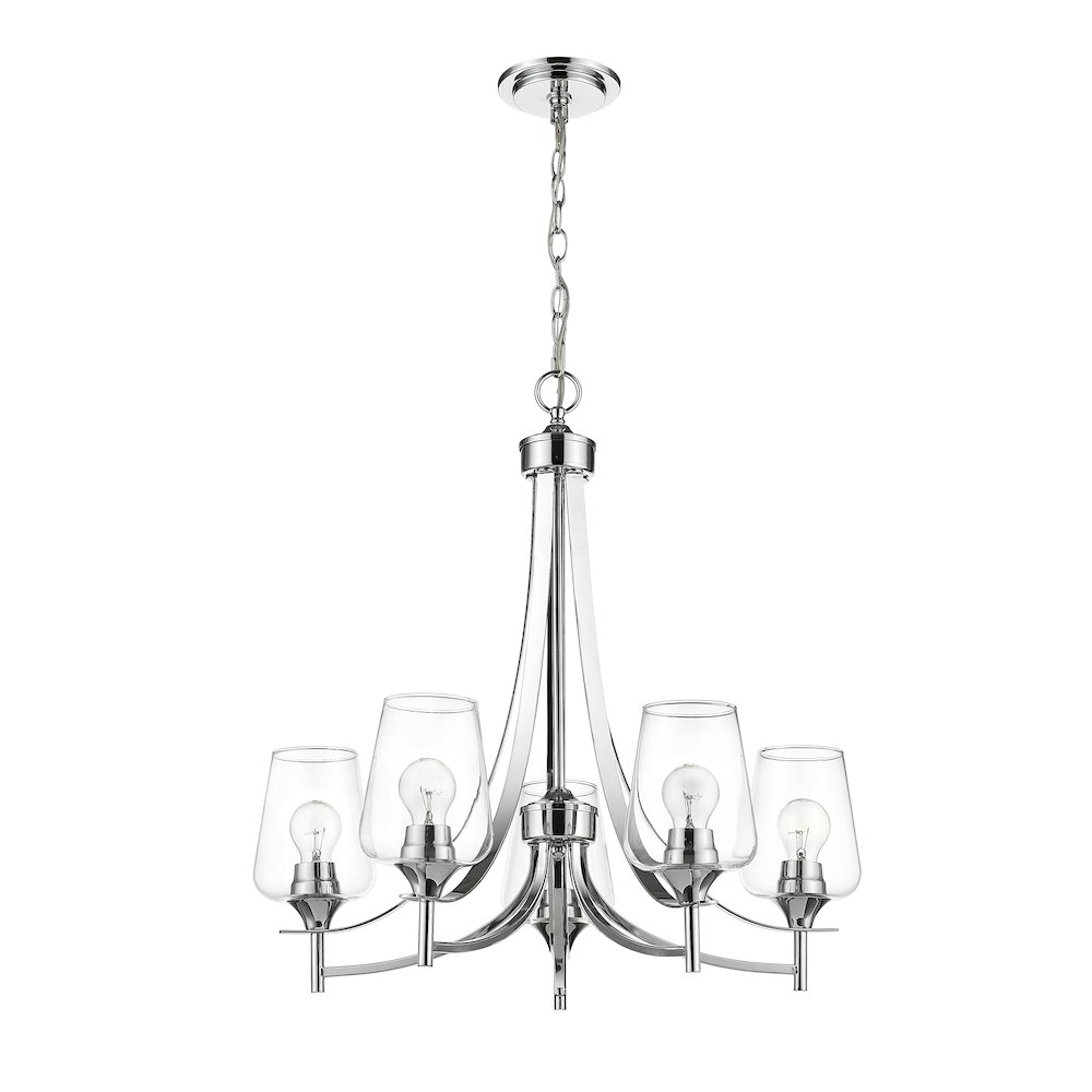 Z-Lite 5 Light Chandelier. Picture 5