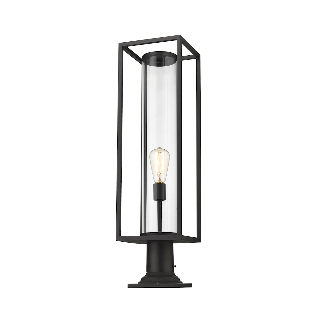 Z-Lite 1 Light Outdoor Pier Mounted Fixture. Picture 3