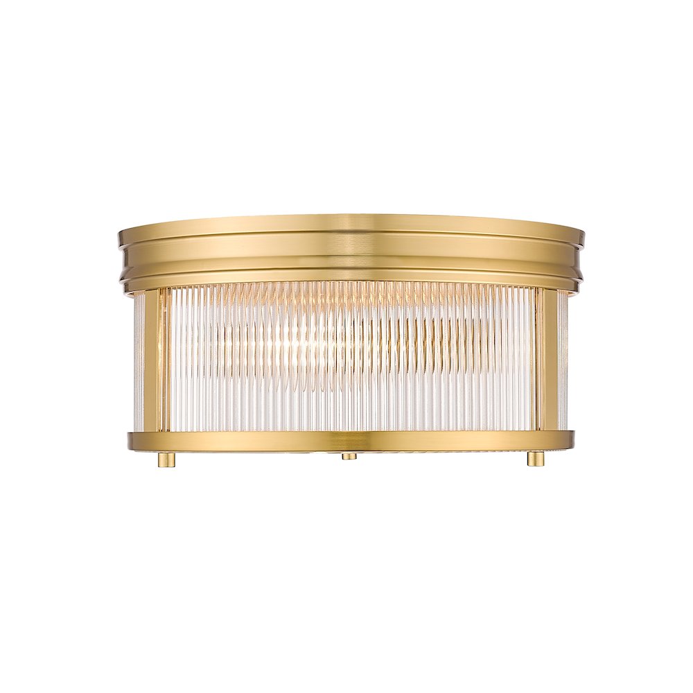 Z-Lite 2 Light Flush Mount. Picture 1