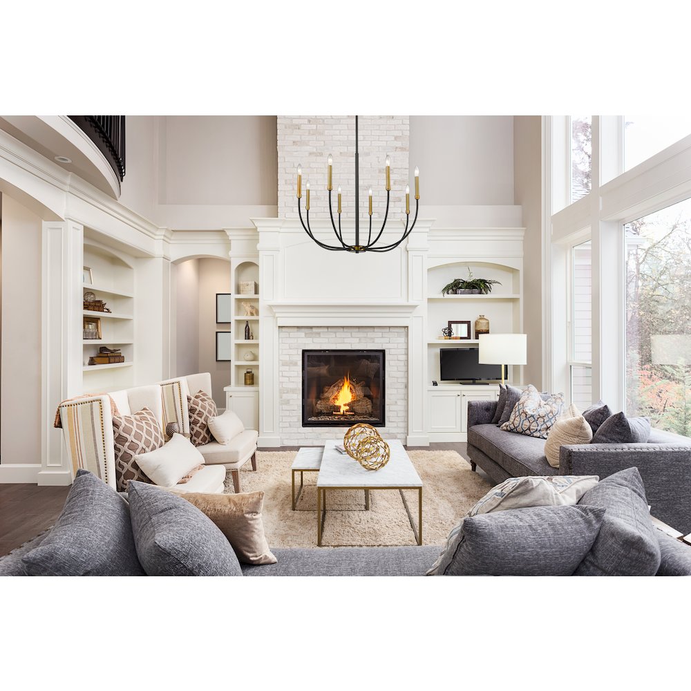 Z-Lite 8 Light Chandelier. Picture 6