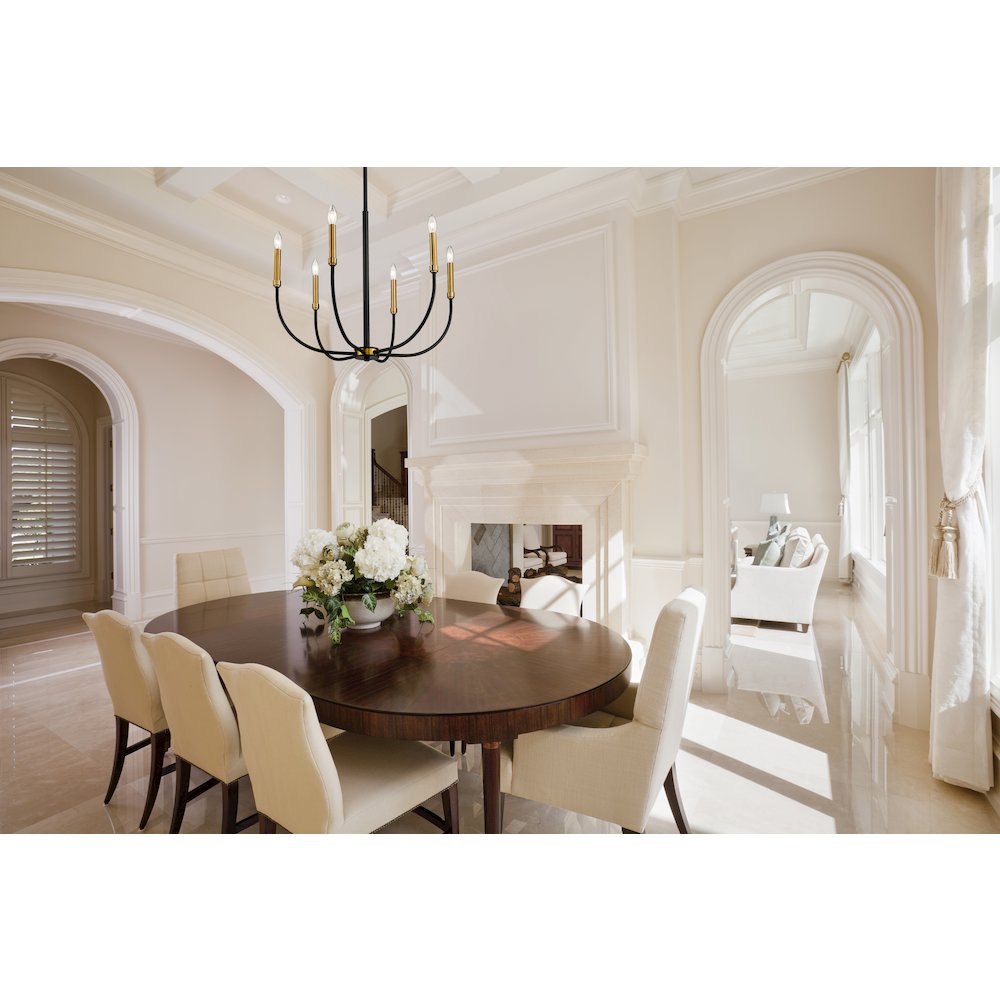 Z-Lite 6 Light Chandelier. Picture 6