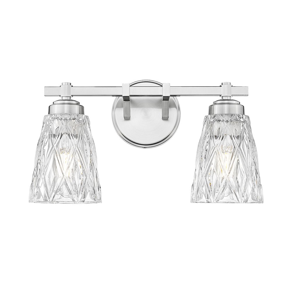 Z-Lite 2 Light Vanity, Brushed Nickel. Picture 2