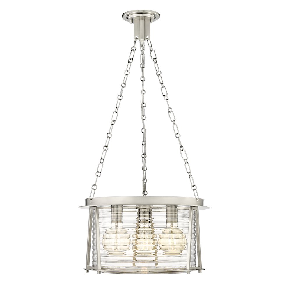 Z-Lite 3 Light Pendant. Picture 1