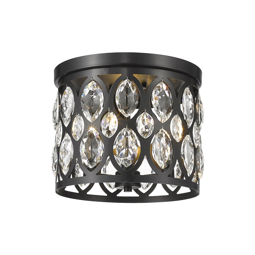 Z-Lite 3 Light Flush Mount. Picture 2