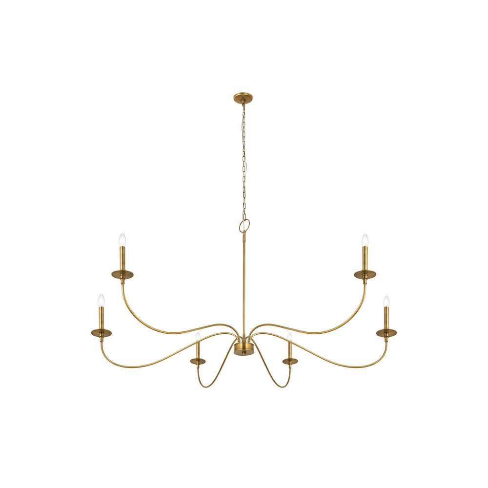 Z-Lite 6 Light Chandelier. Picture 2