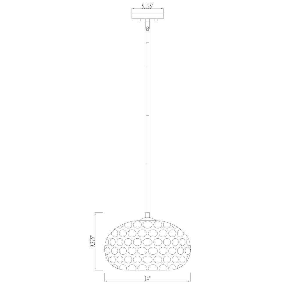 Z-Lite 1 Light Pendant. Picture 8