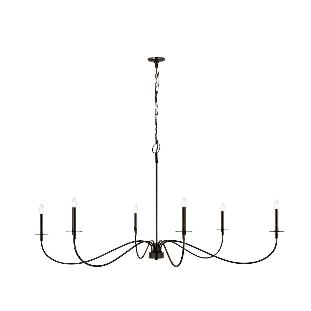Z-Lite 6 Light Chandelier. Picture 1