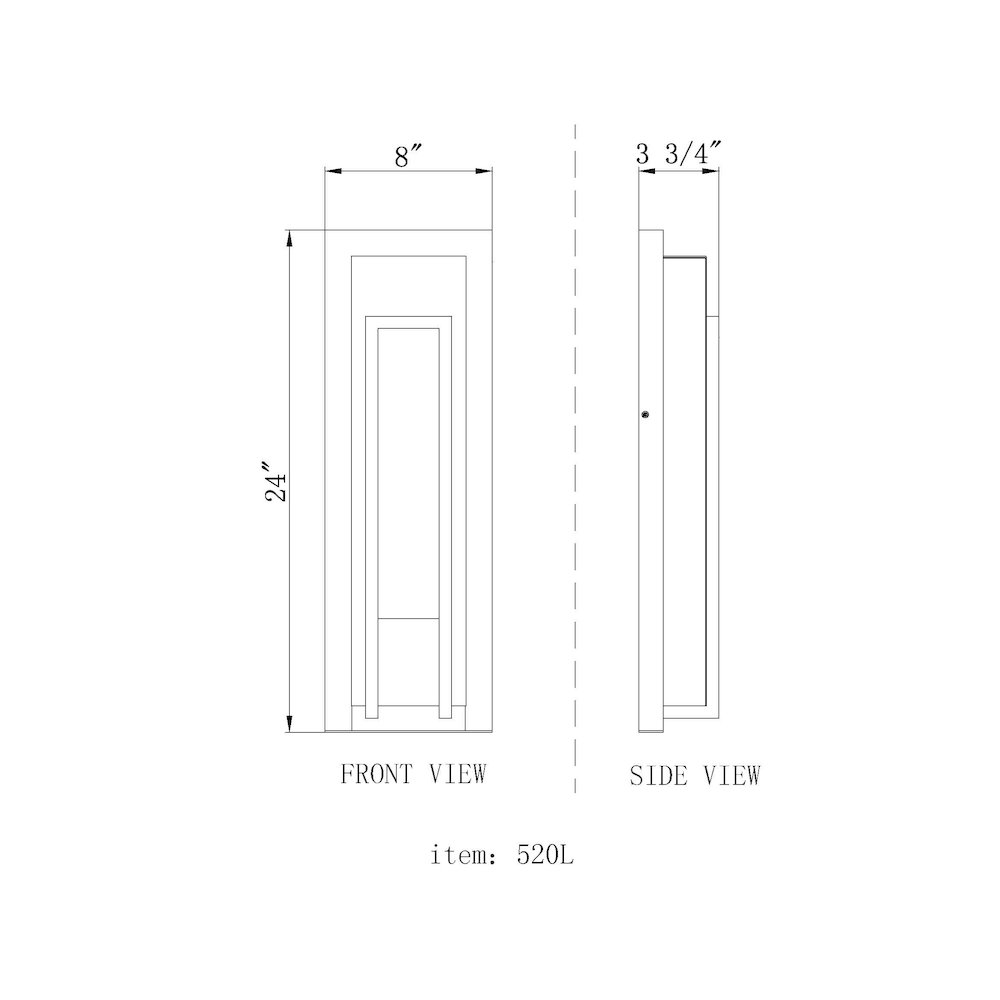 Z-Lite 1 Light Outdoor Wall Light. Picture 8