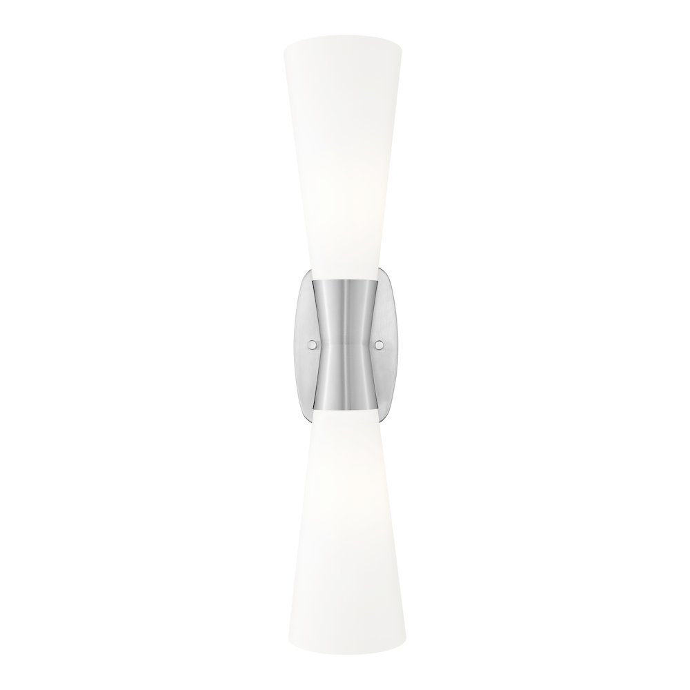 Z-Lite 2 Light Wall Sconce, Brushed Nickel. Picture 2