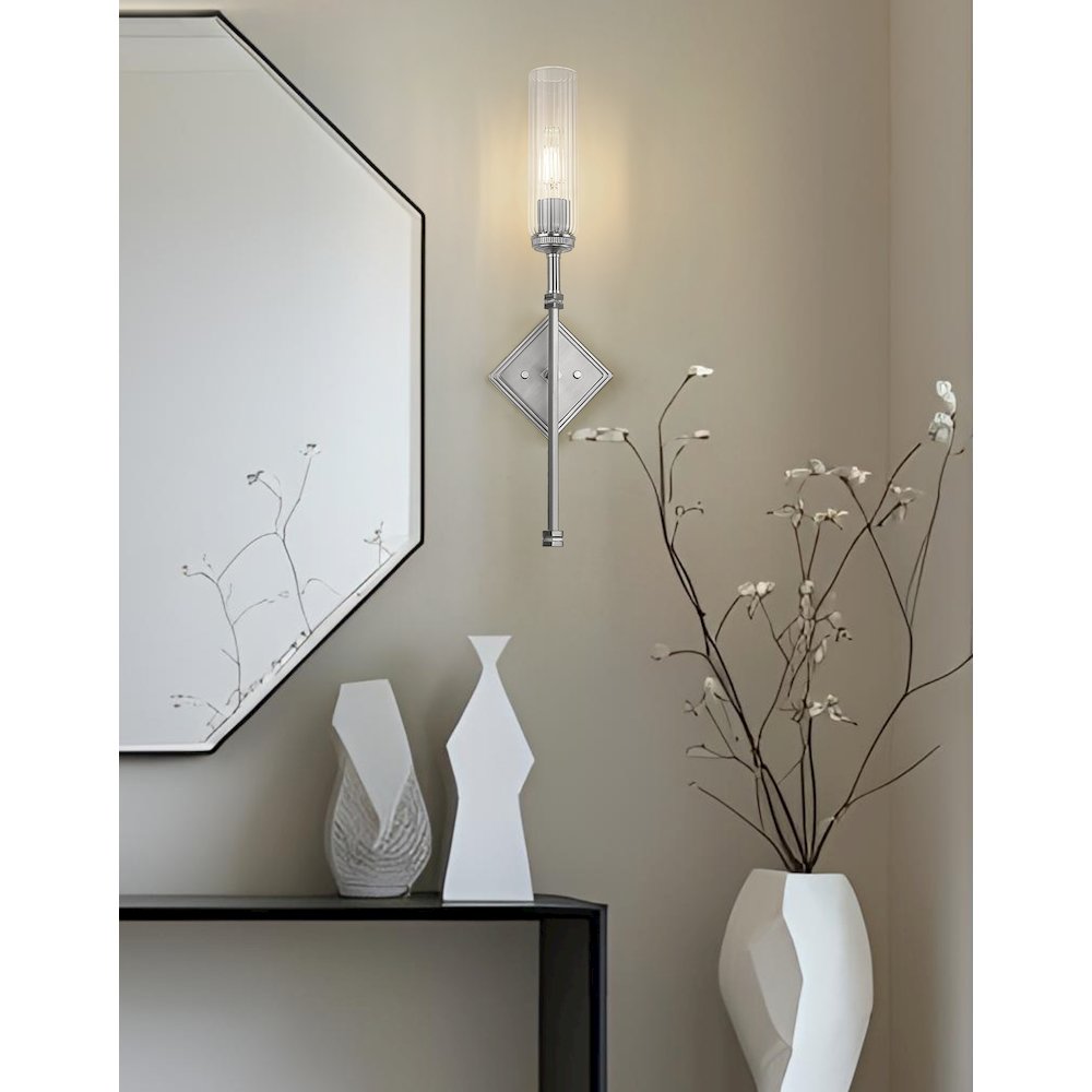 Z-Lite 1 Light Wall Sconce, Brushed Nickel. Picture 5