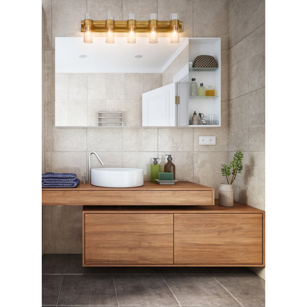 Z-Lite 5 Light Vanity. Picture 6