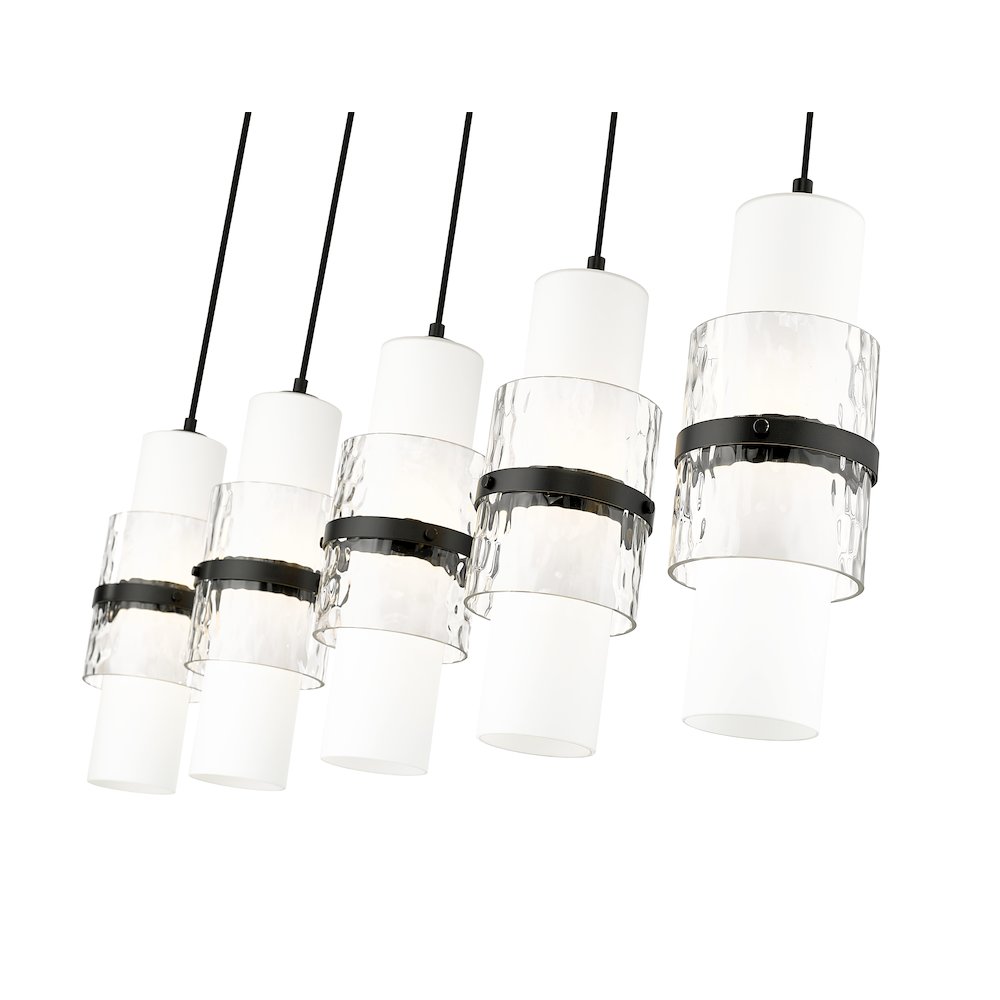 Z-Lite 5 Light Linear Chandelier. Picture 4