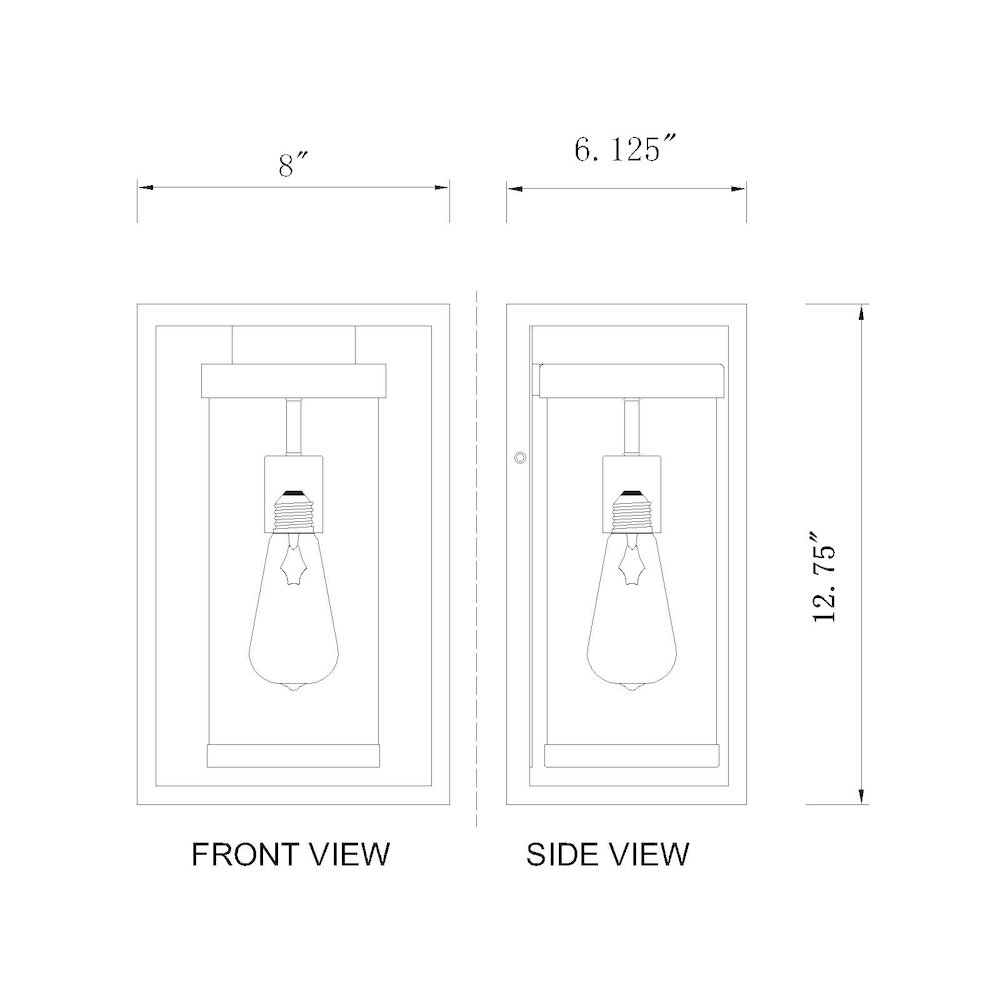 Z-Lite 1 Light Outdoor Wall Light. Picture 8