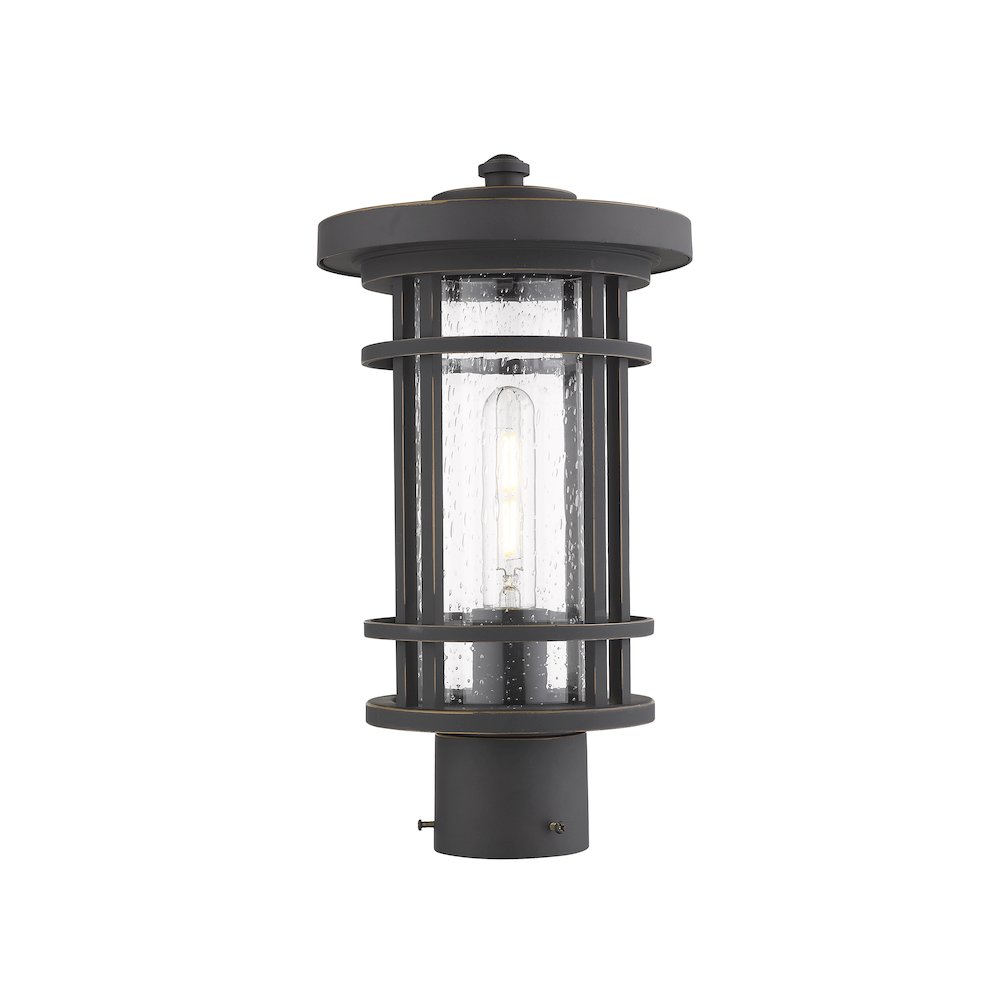 Z-Lite 1 Light Outdoor Post Mount Fixture. Picture 1
