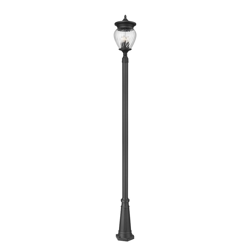 Z-Lite 4 Light Outdoor Post Mounted Fixture. Picture 3