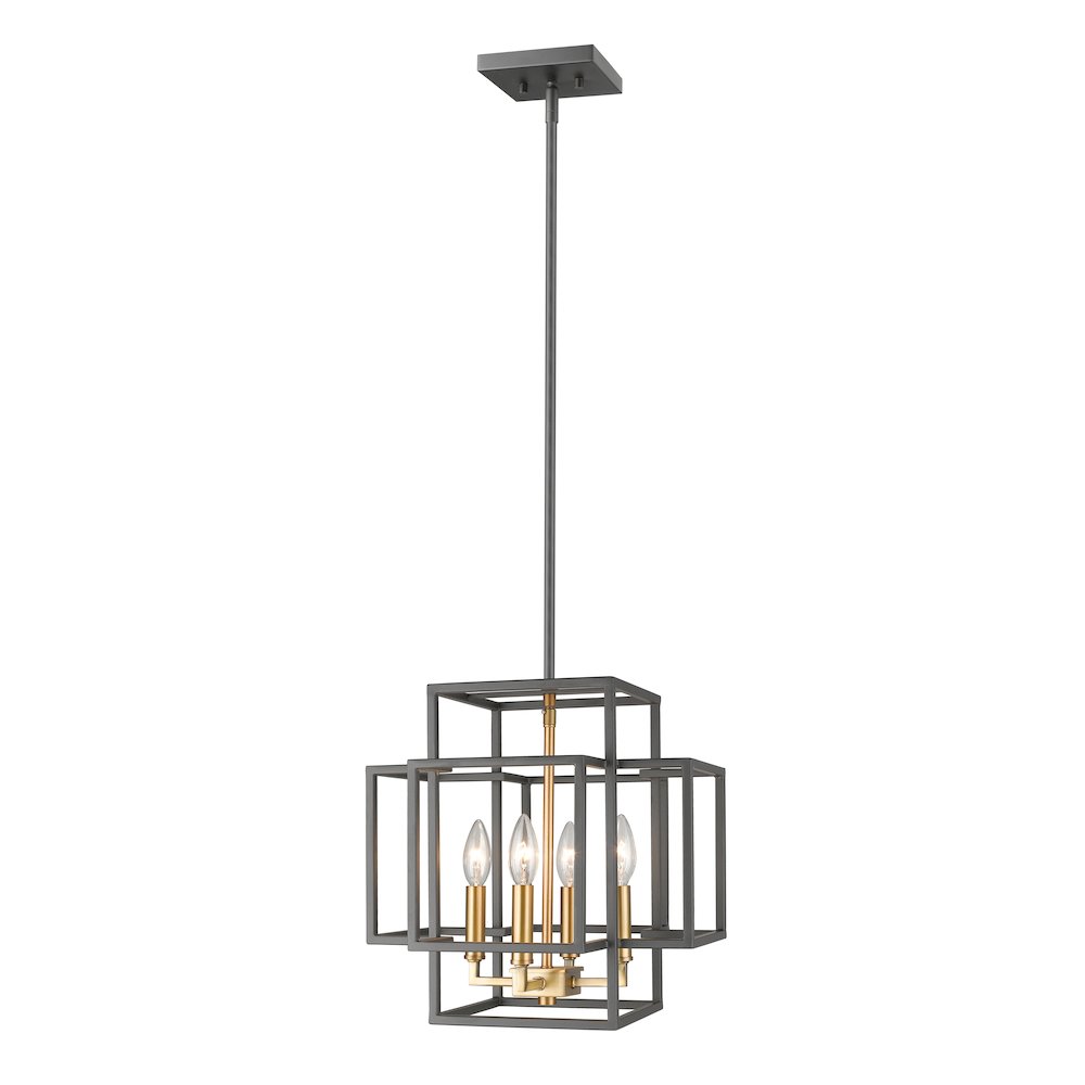 Z-Lite 4 Light Pendant. Picture 1