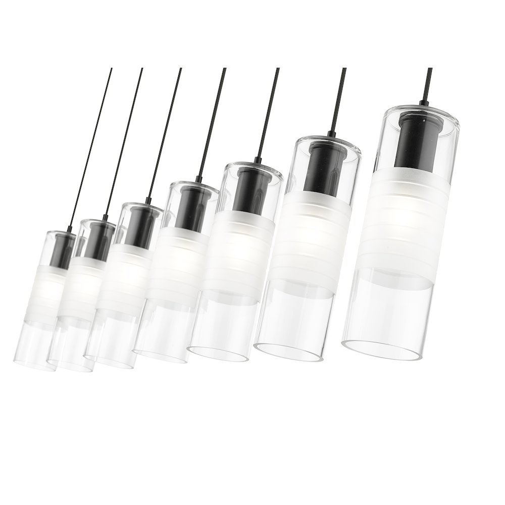 Z-Lite 7 Light Linear Chandelier. Picture 4