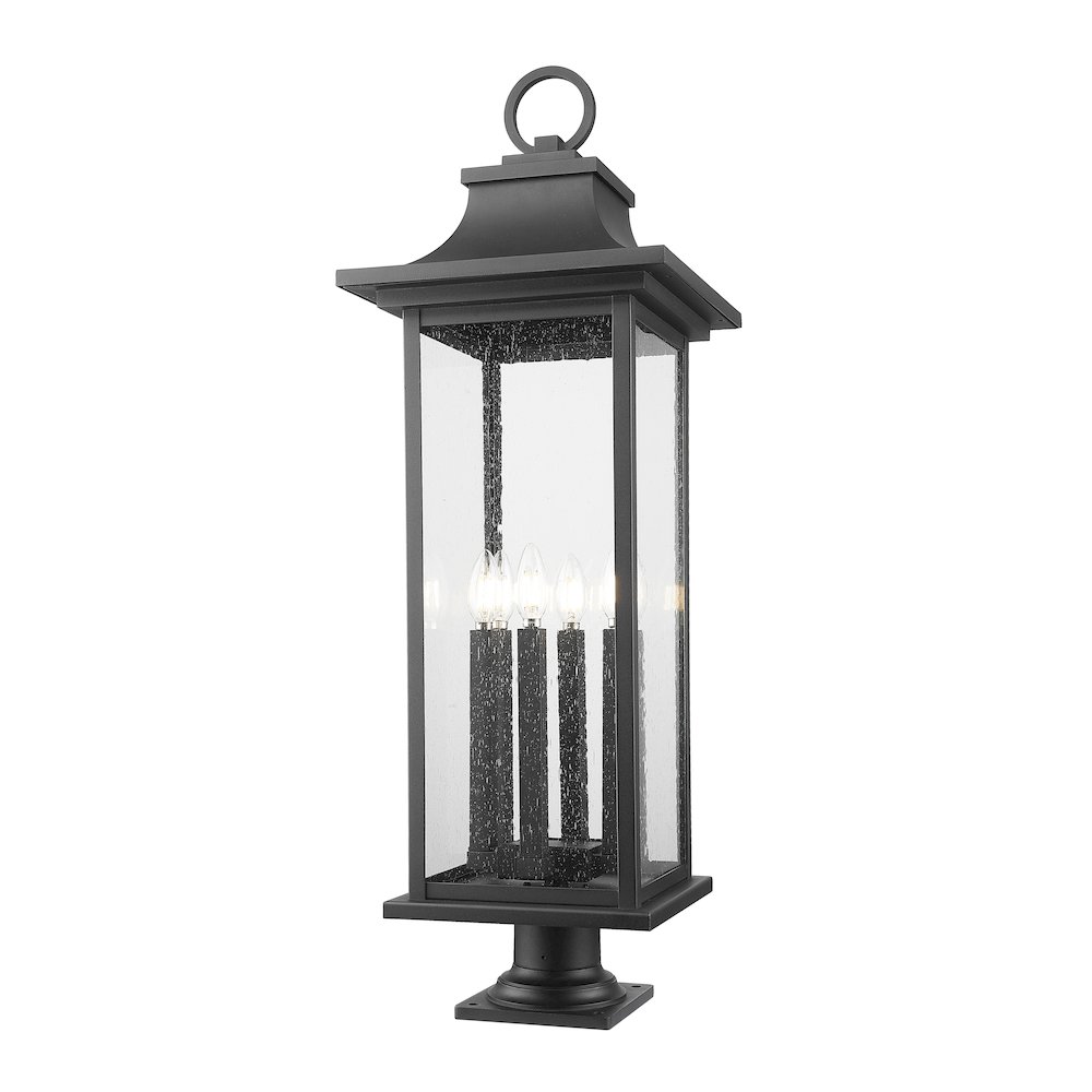 Z-Lite 6 Light Outdoor Pier Mounted Fixture. Picture 1