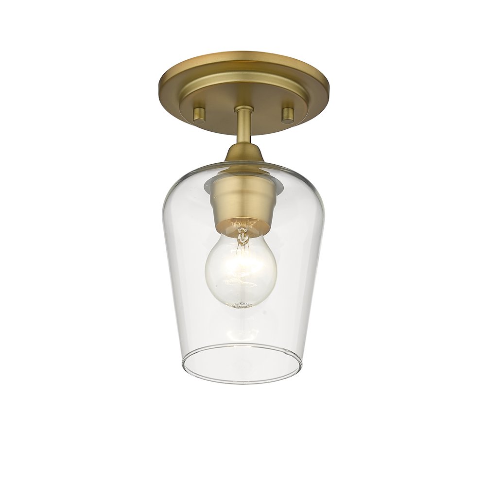 Z-Lite 1 Light Flush Mount. Picture 3