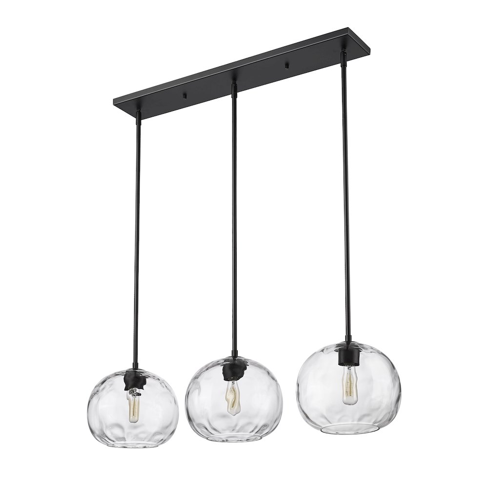 Z-Lite 3 Light Linear Chandelier. Picture 5