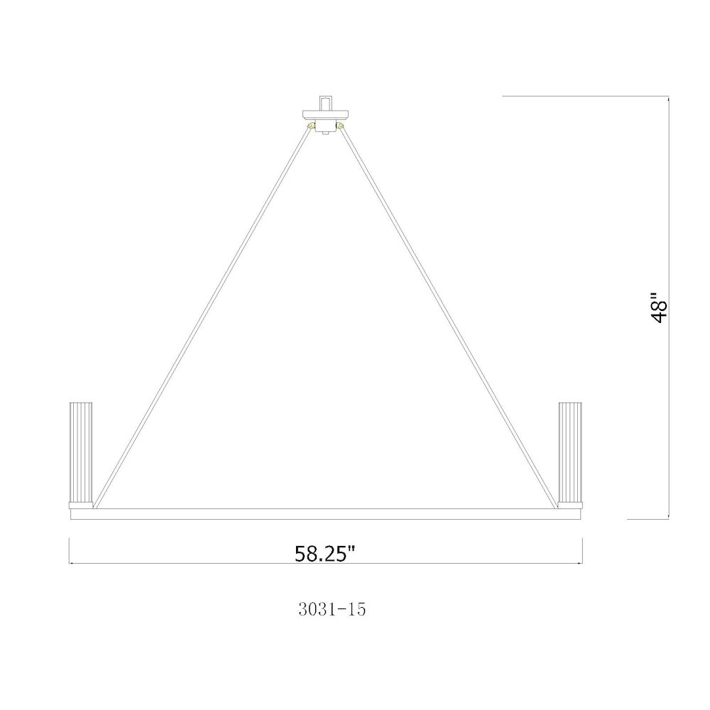 Z-Lite 15 Light Chandelier. Picture 8