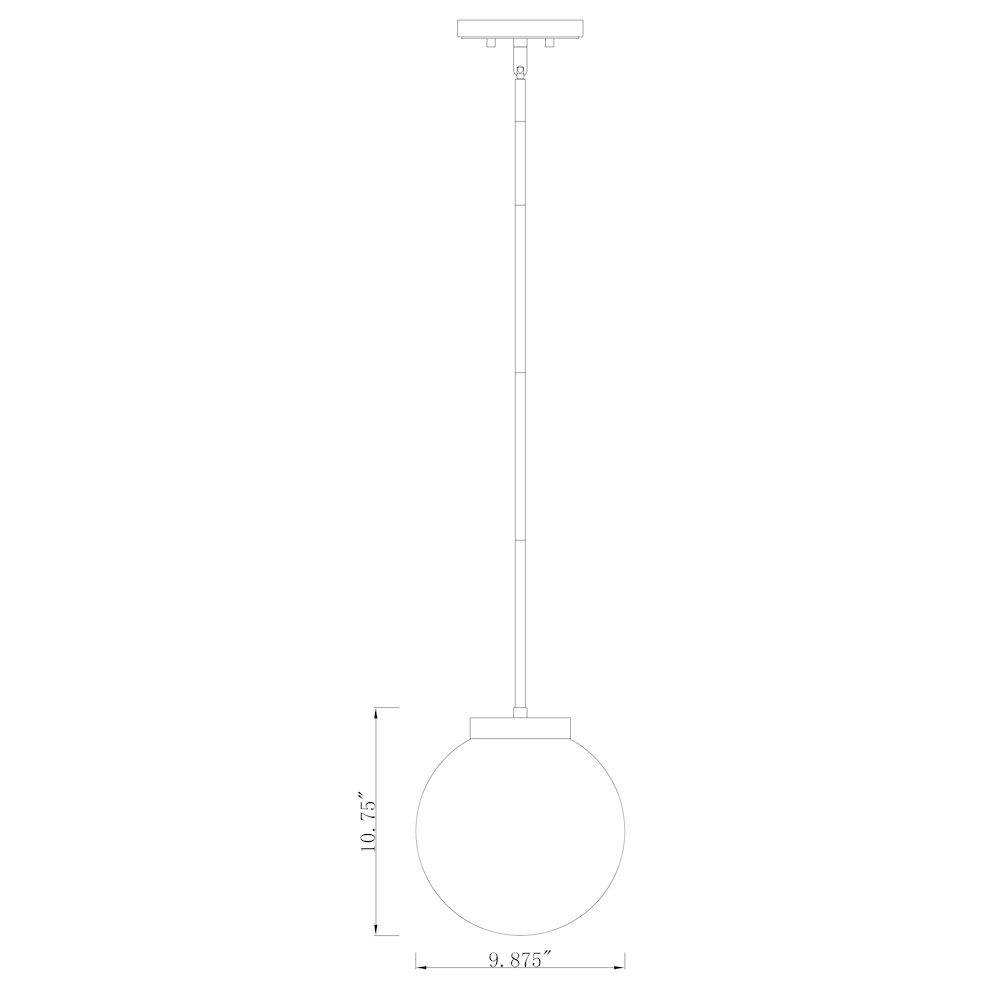 Z-Lite 1 Light Pendant. Picture 8