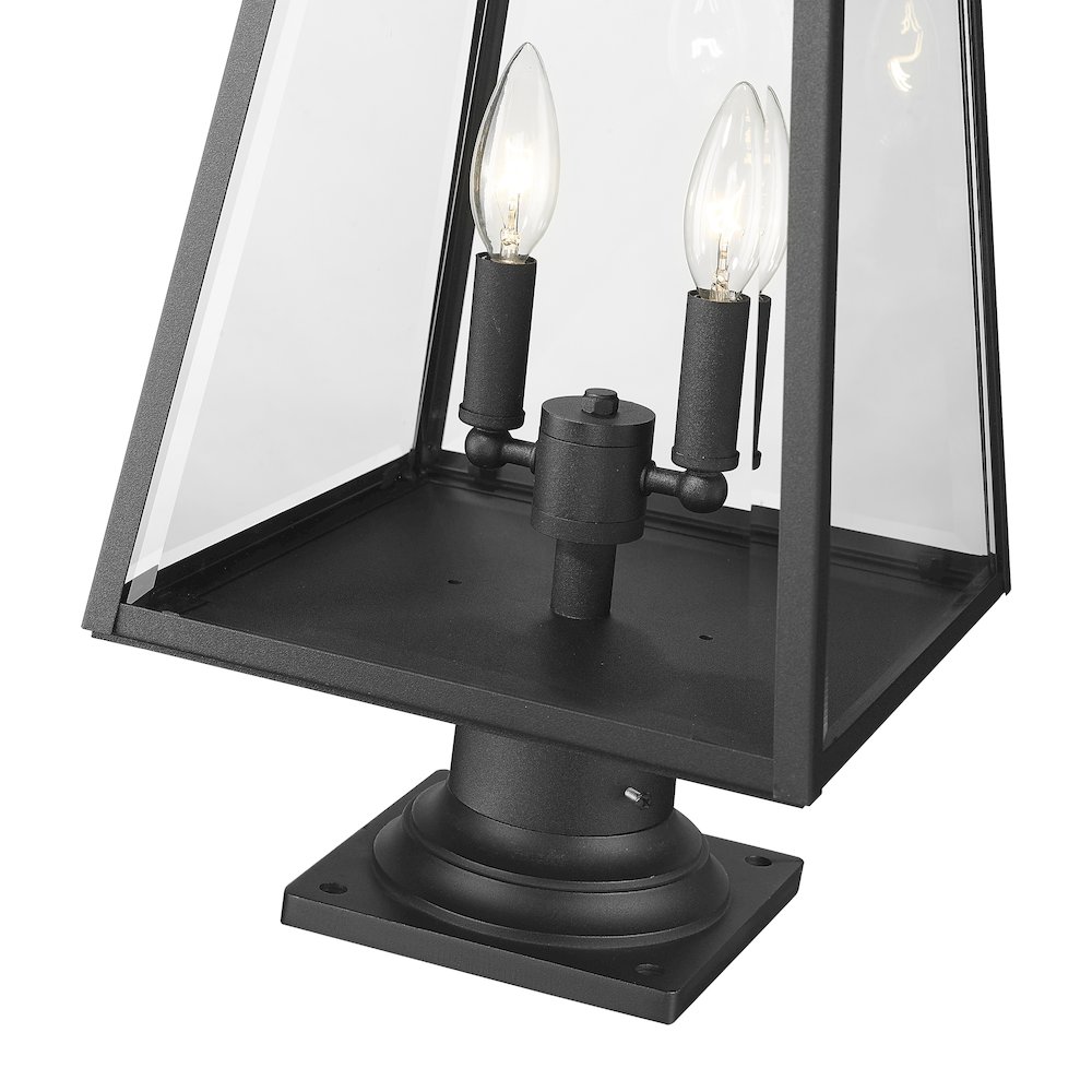 Z-Lite 2 Light Outdoor Pier Mounted Fixture. Picture 4