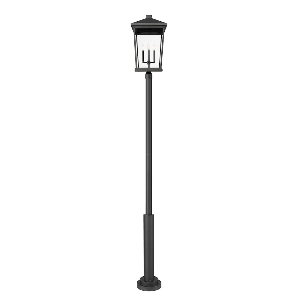 Z-Lite 4 Light Outdoor Post Mount Fixture. Picture 3