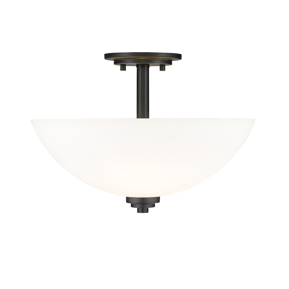 Z-Lite 3 Light Semi Flush Mount. Picture 2