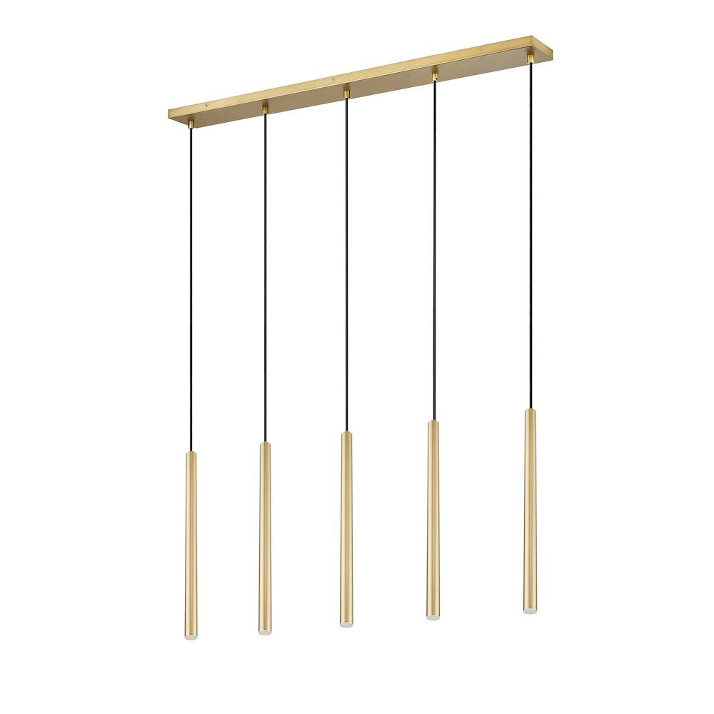 Z-Lite 5 Light Linear Chandelier. Picture 5